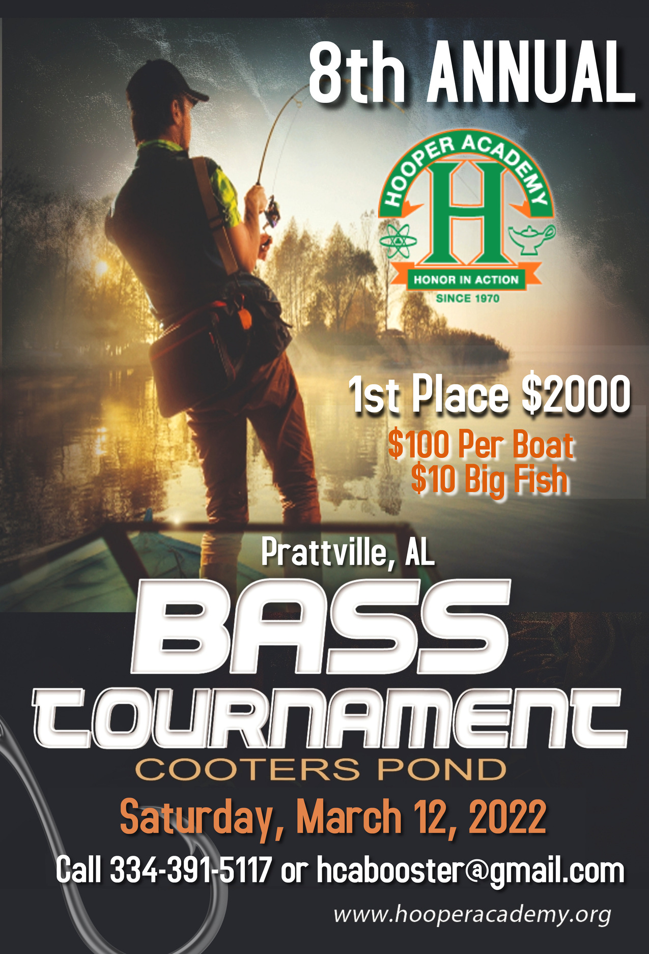 Join us for Hooper's 7th Annual Bass Tournament!